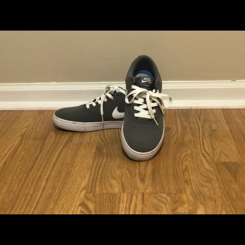 Nike grey canvas shoes! Great condition!